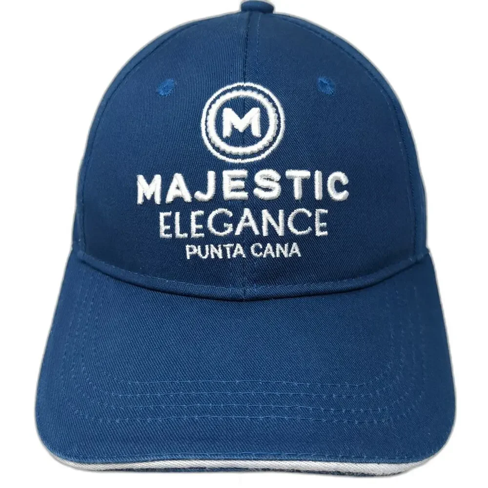 Majestic Elegance Punta Cana Resort Baseball Cap Blue OSFM Travel Souvenir Hat